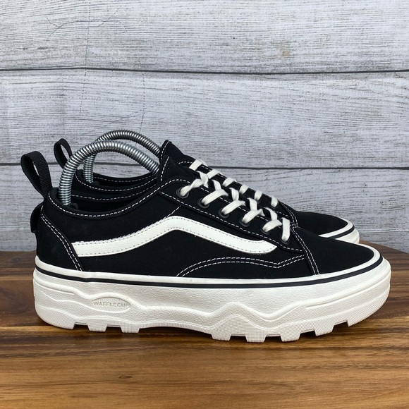 Vans Sentry Old Skool Black Marshmallow UltraCush Sneaker Women’s Shoe Size 8 - Picture 4 of 12